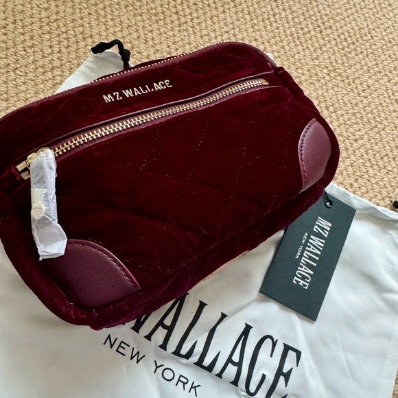 MZ Wallace Handbags - Rare * velvet * MZ Wallace Mini Crosby crossbody
port wine colour